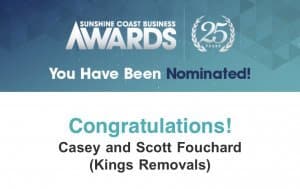 Sunshine Coast Business Awards 2019 - Removalists