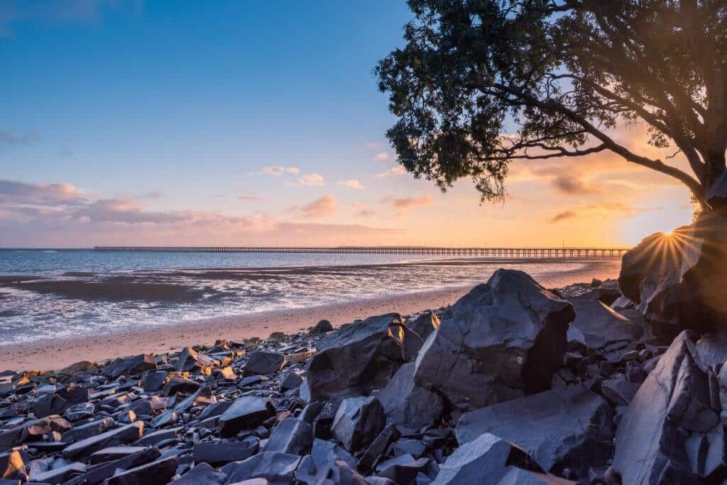 Hervey Bay Beach and jetty - Kings Removals