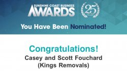 Sunshine Coast Business Awards 2019 - Removalists